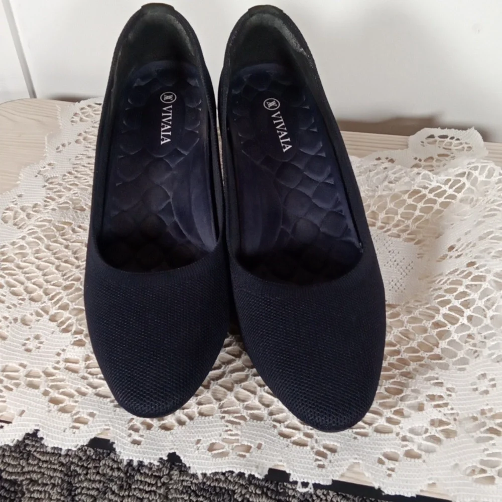 Vivaia Tamia Wedge Pro Comfort Support Arch Navy Blue Anti Slip Size 39
